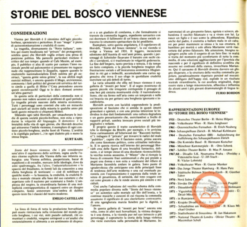 Ödön von horváth: i mostri per bene