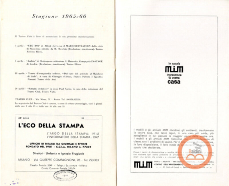 Amleto di Shakespeare (riduzione di Charles Marowitz)