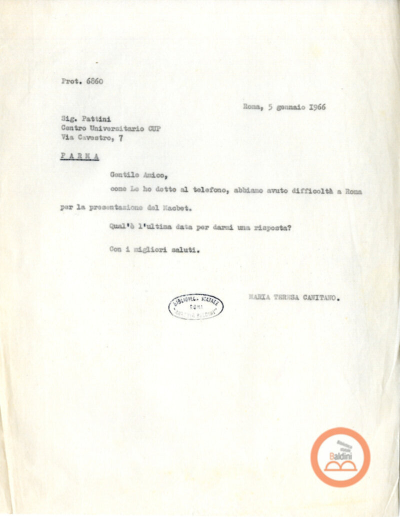 Amlet - accordi per la messa in scena