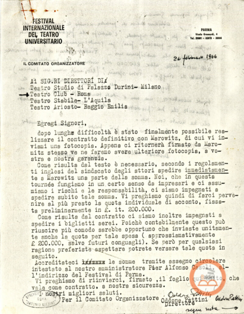 Amlet - accordi per la messa in scena