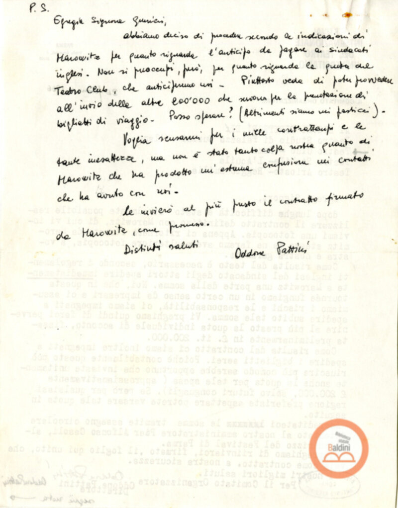 Amlet - accordi per la messa in scena