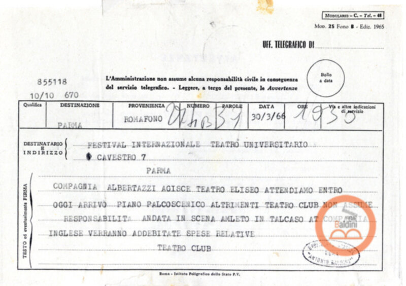 Amlet - accordi per la messa in scena