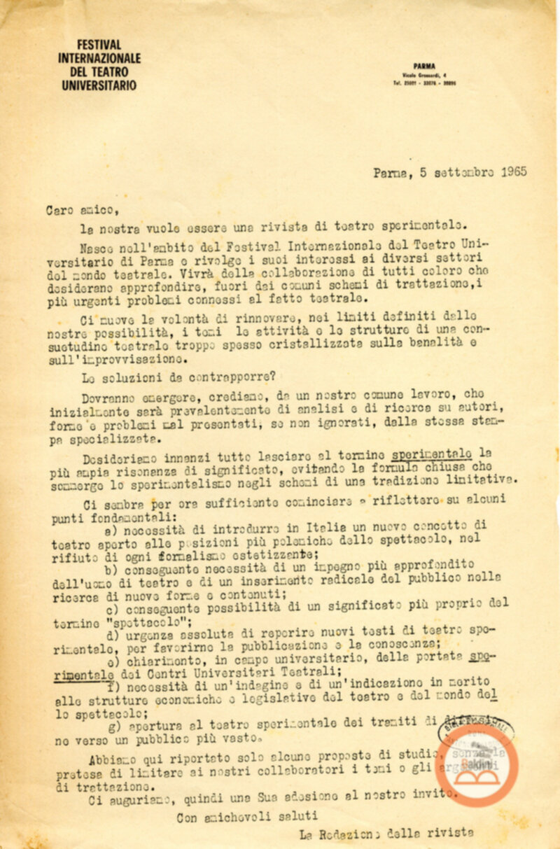 Amlet - accordi per la messa in scena