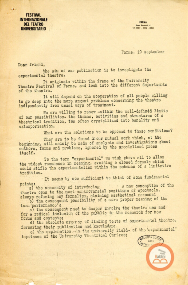 Amlet - accordi per la messa in scena