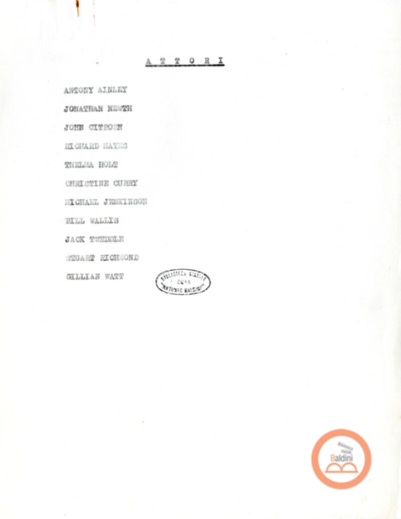 Ubo Roy e Amleto - nulla osta ed autorizzazioni