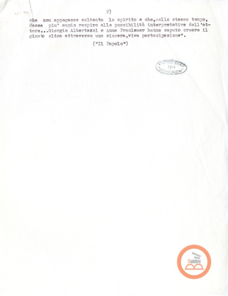 Ritratto di Garcia Lorca - rassegna stampa