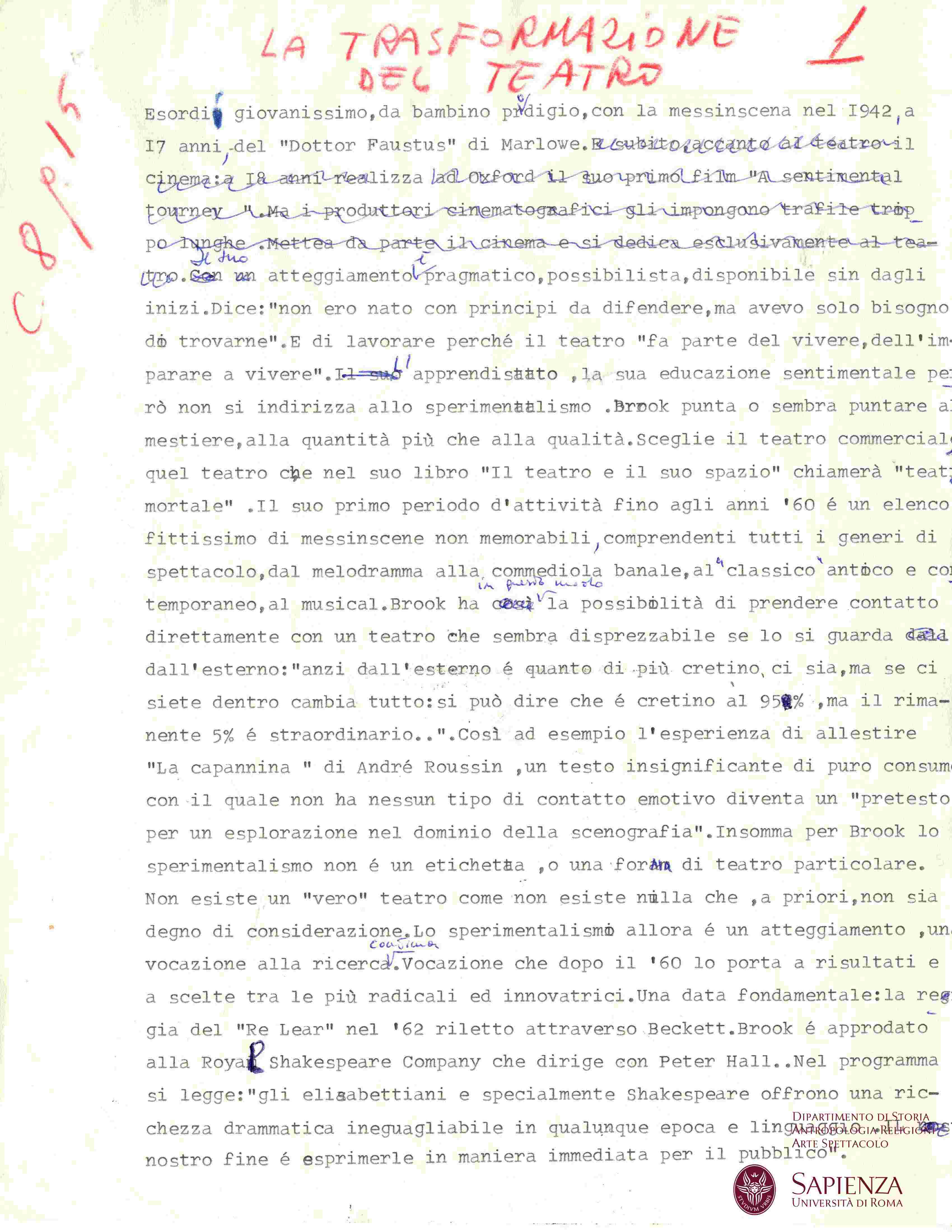 Inc. : "Nel laboratorio di Brook…"