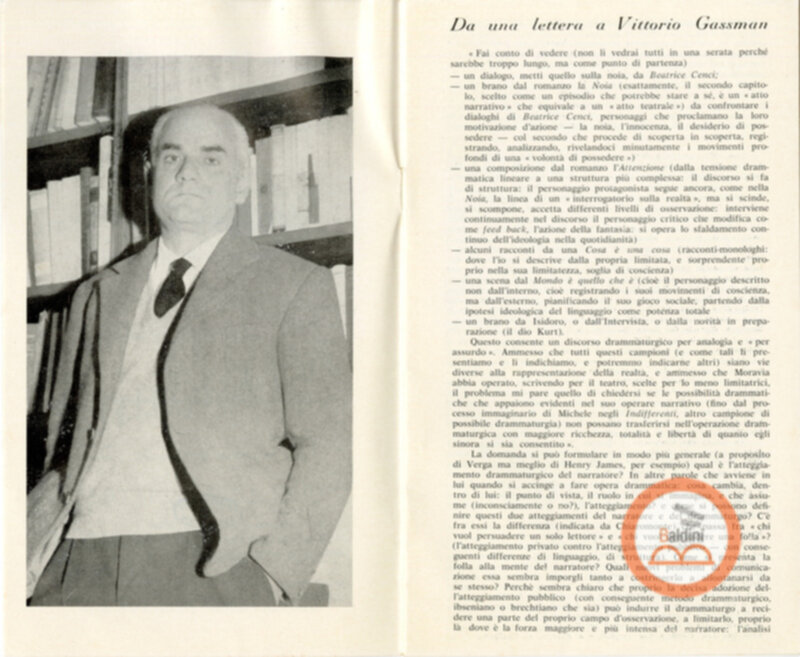 Moravia, per esempio... A cura di Giuseppe d'Avino e Gerardo Guerrieri