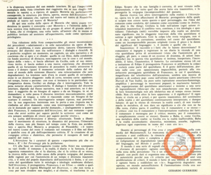 Moravia, per esempio... A cura di Giuseppe d'Avino e Gerardo Guerrieri