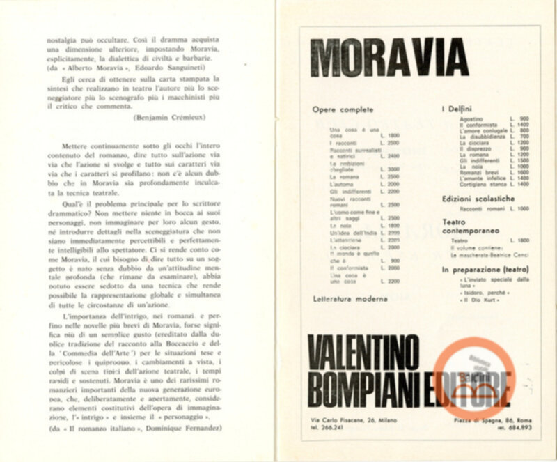 Moravia, per esempio... A cura di Giuseppe d'Avino e Gerardo Guerrieri