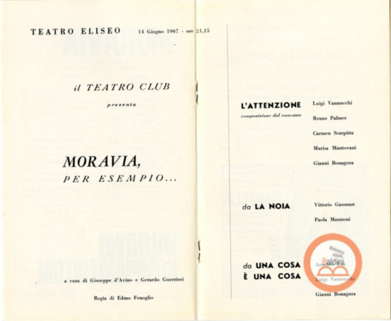 Moravia, per esempio... A cura di Giuseppe d'Avino e Gerardo Guerrieri
