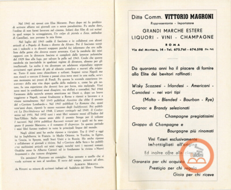 Moravia, per esempio... A cura di Giuseppe d'Avino e Gerardo Guerrieri
