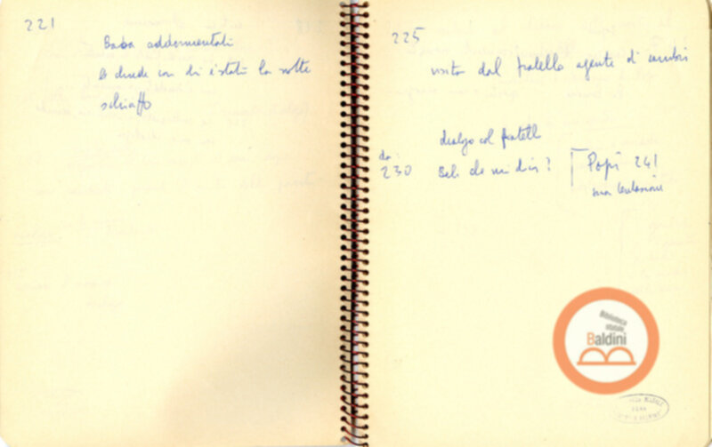 Moravia, per esempio... - quaderno di appunti