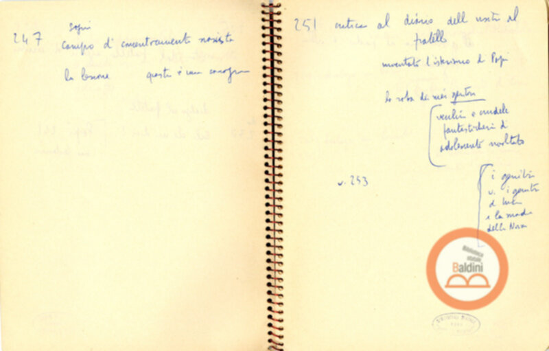 Moravia, per esempio... - quaderno di appunti