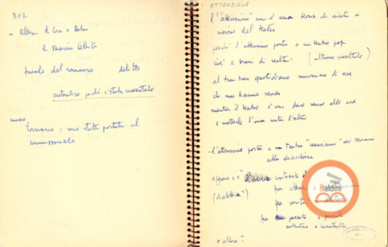 Moravia, per esempio... - quaderno di appunti