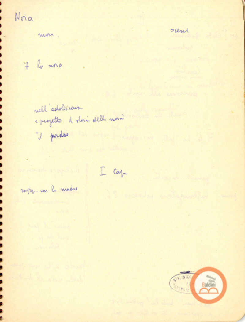 Moravia, per esempio... - quaderno di appunti