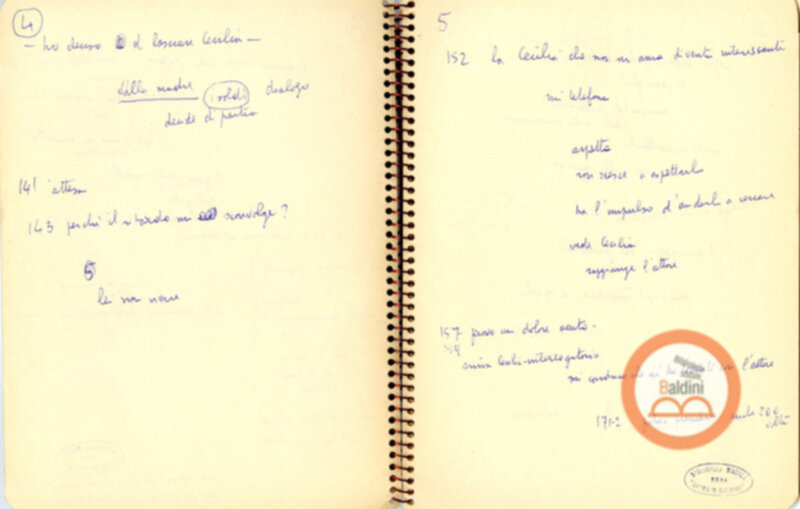 Moravia, per esempio... - quaderno di appunti