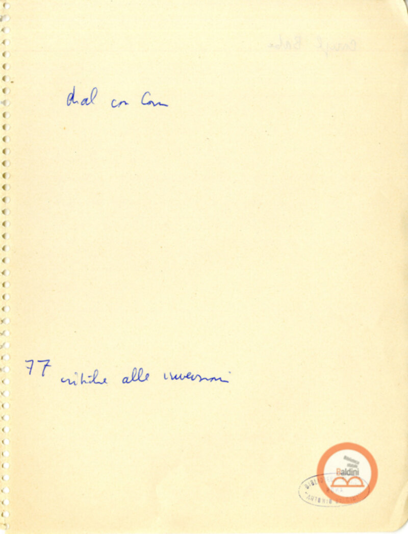 Moravia, per esempio... - quaderno di appunti