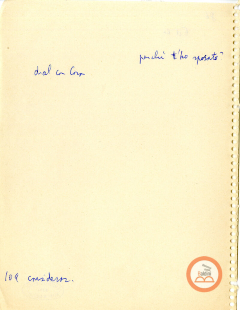 Moravia, per esempio... - quaderno di appunti