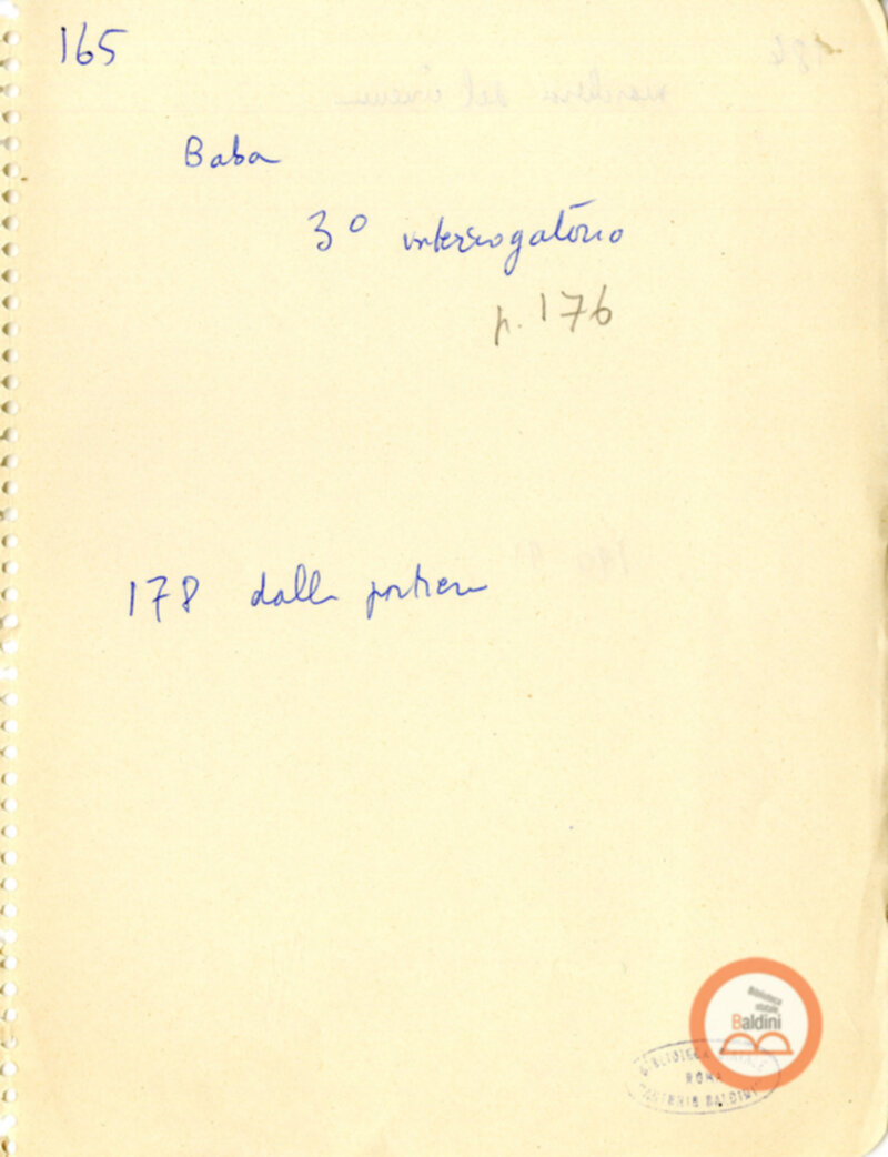 Moravia, per esempio... - quaderno di appunti