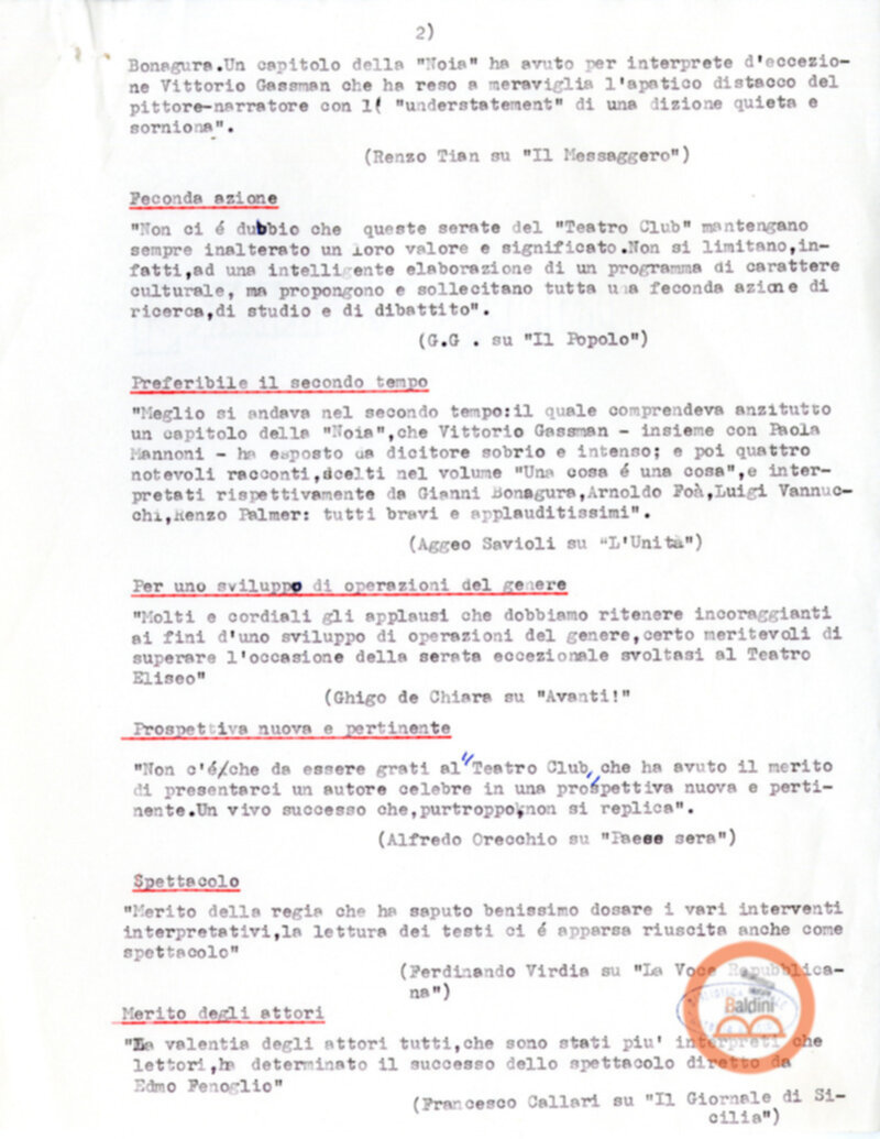 Moravia per esempio... - Rassegna stampa