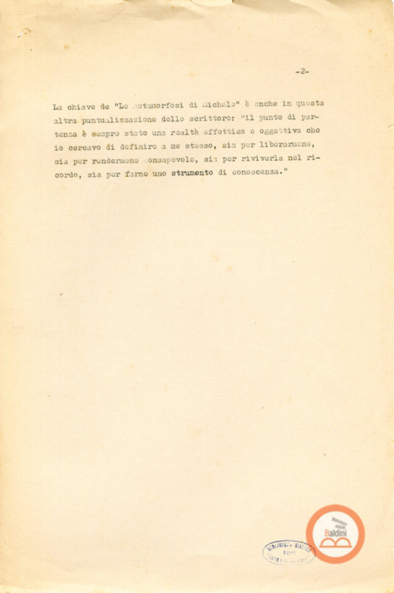 Le metamorfosi di Michele-i personaggi di Alberto Moravia