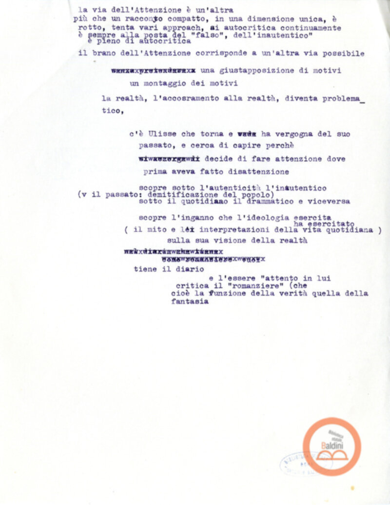 Moravia, per Esempio... - Lettera a Vittorio Gassman