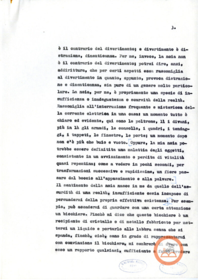 La noia di Moravia a cura di Guerrieri e D'avino