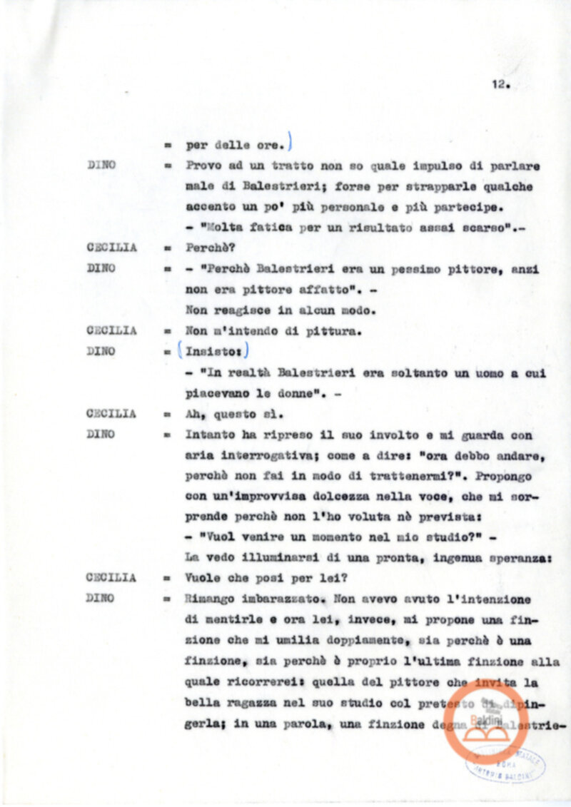 La noia di Moravia a cura di Guerrieri e D'avino