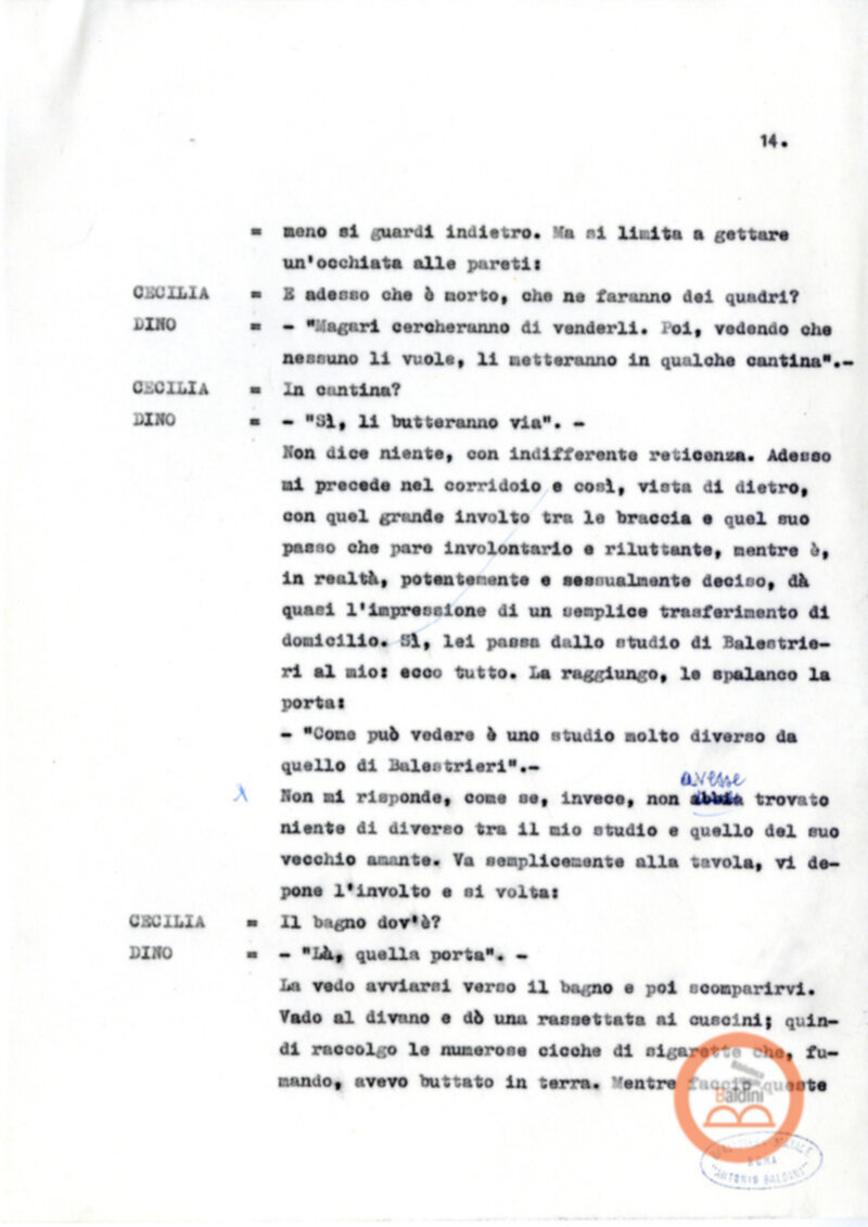 La noia di Moravia a cura di Guerrieri e D'avino