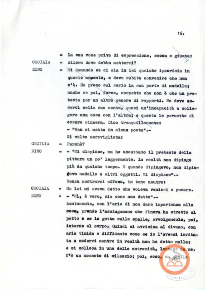 La noia di Moravia a cura di Guerrieri e D'avino