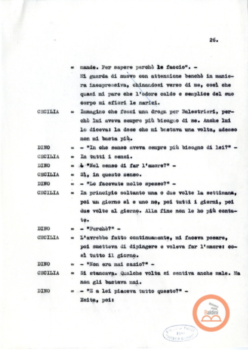 La noia di Moravia a cura di Guerrieri e D'avino
