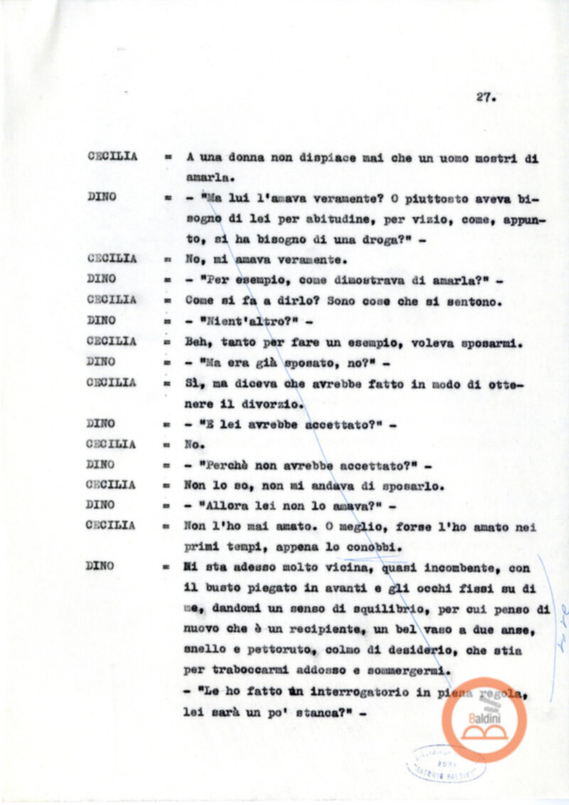 La noia di Moravia a cura di Guerrieri e D'avino