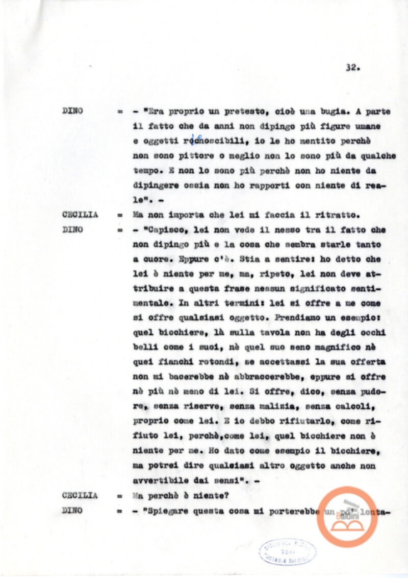 La noia di Moravia a cura di Guerrieri e D'avino