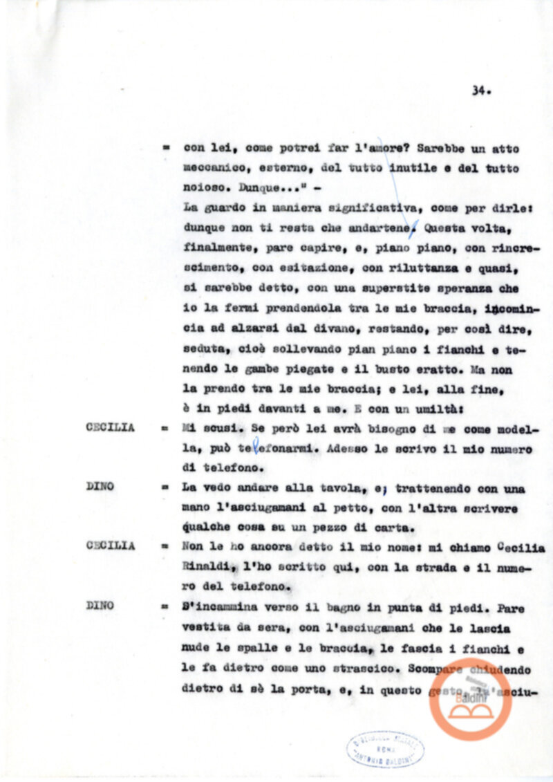 La noia di Moravia a cura di Guerrieri e D'avino