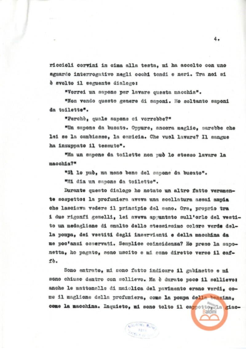 Testo Gli indizi [Alberto Moravia]