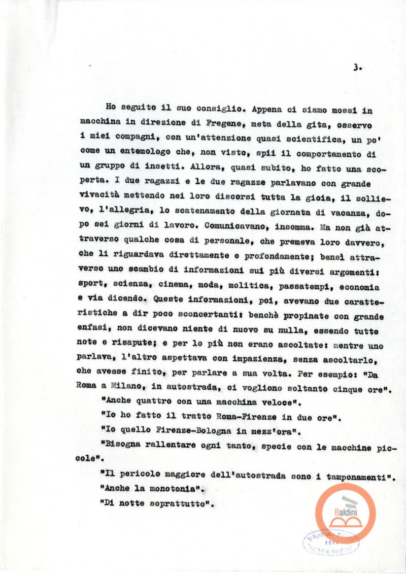 Testo La comunicazione