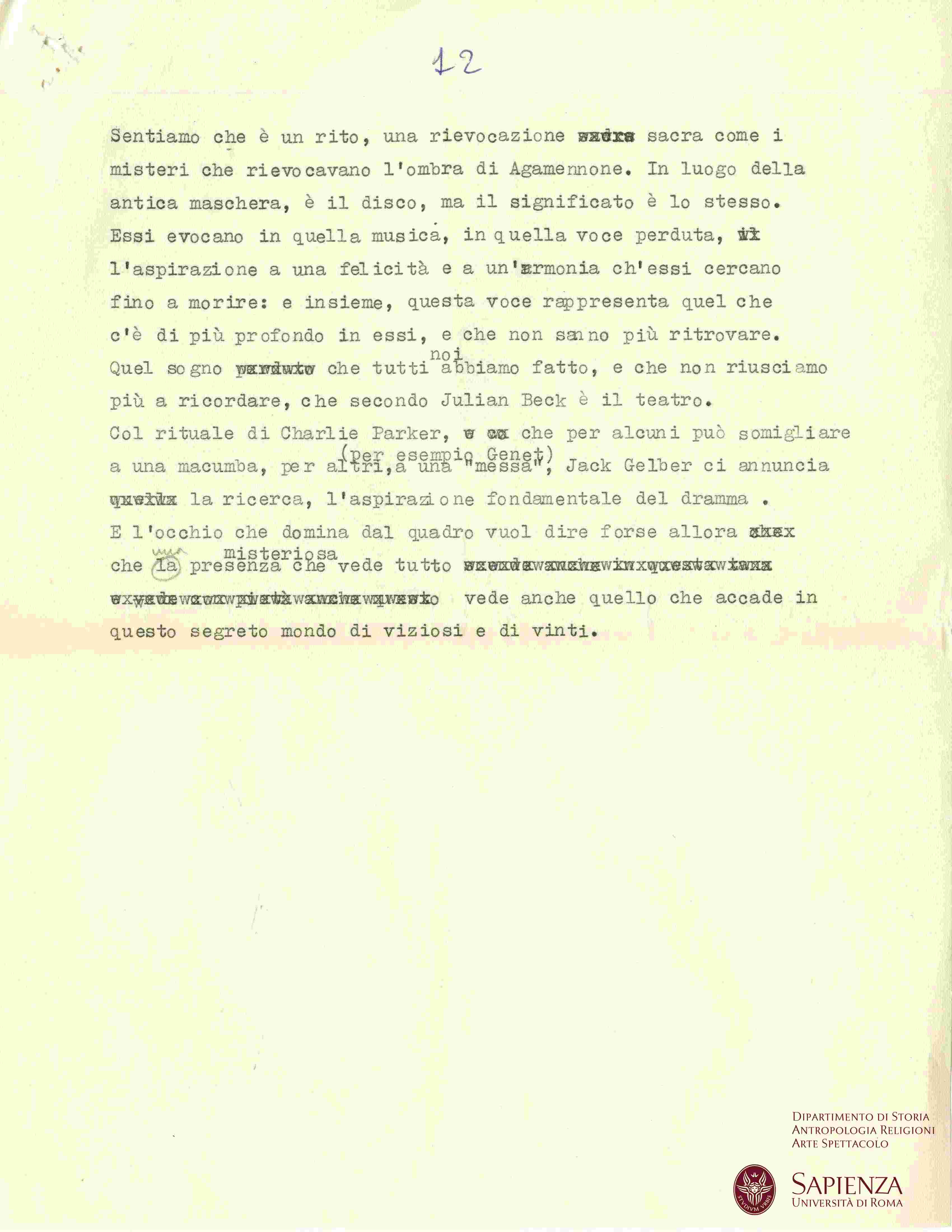 Inc. : "Living Theatre…"