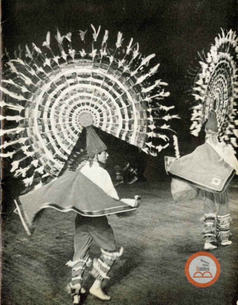 Programma dello spettacolo "Ballet folklorico de Mexico" relativo alla rassegna internazionale delle arti dello spettacolo (22-25 maggio 1969).