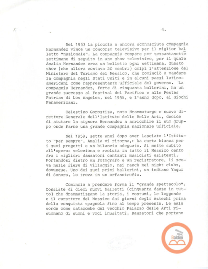 Balletto folkloristico messicano - comunicato stampa