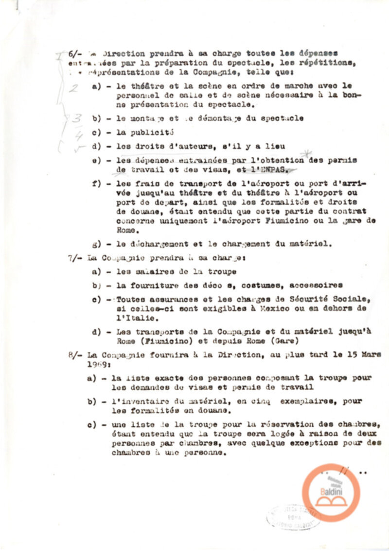 Balletto messicano - corrispondenza