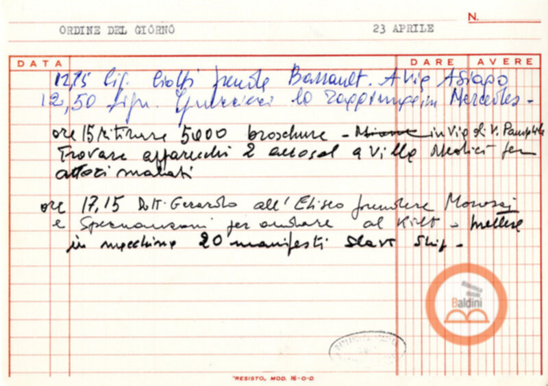 Premio Roma '70 - organizzazone