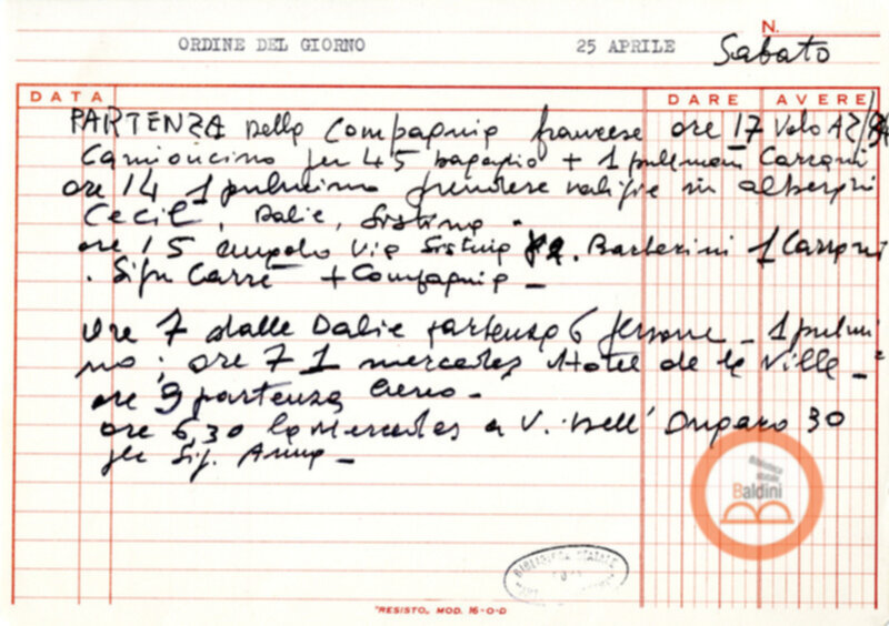 Premio Roma '70 - organizzazone