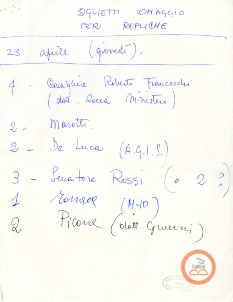 Rabelais. Gioco drammatico - biglietti