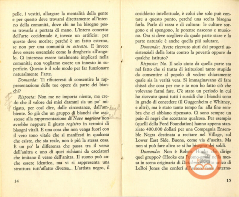 Leroy Jones risponde. La persecuzione, l'arresto e la condanna del leader della cultura nera americana