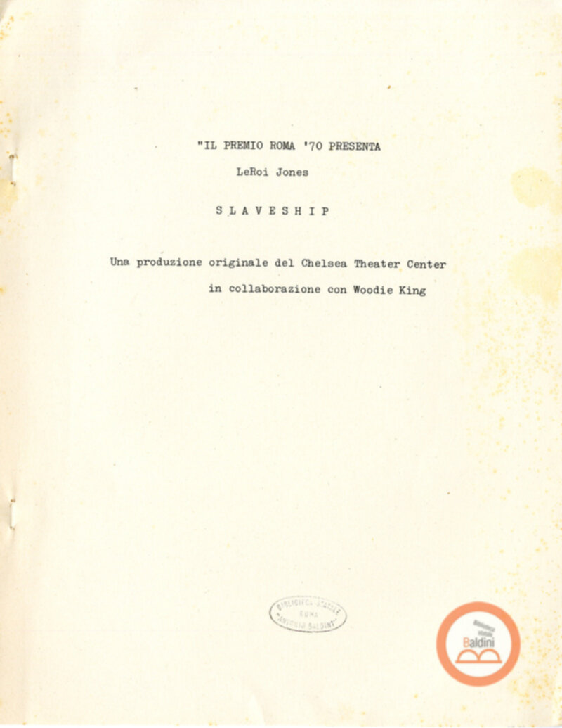 Slaveship. La nave degli schiavi