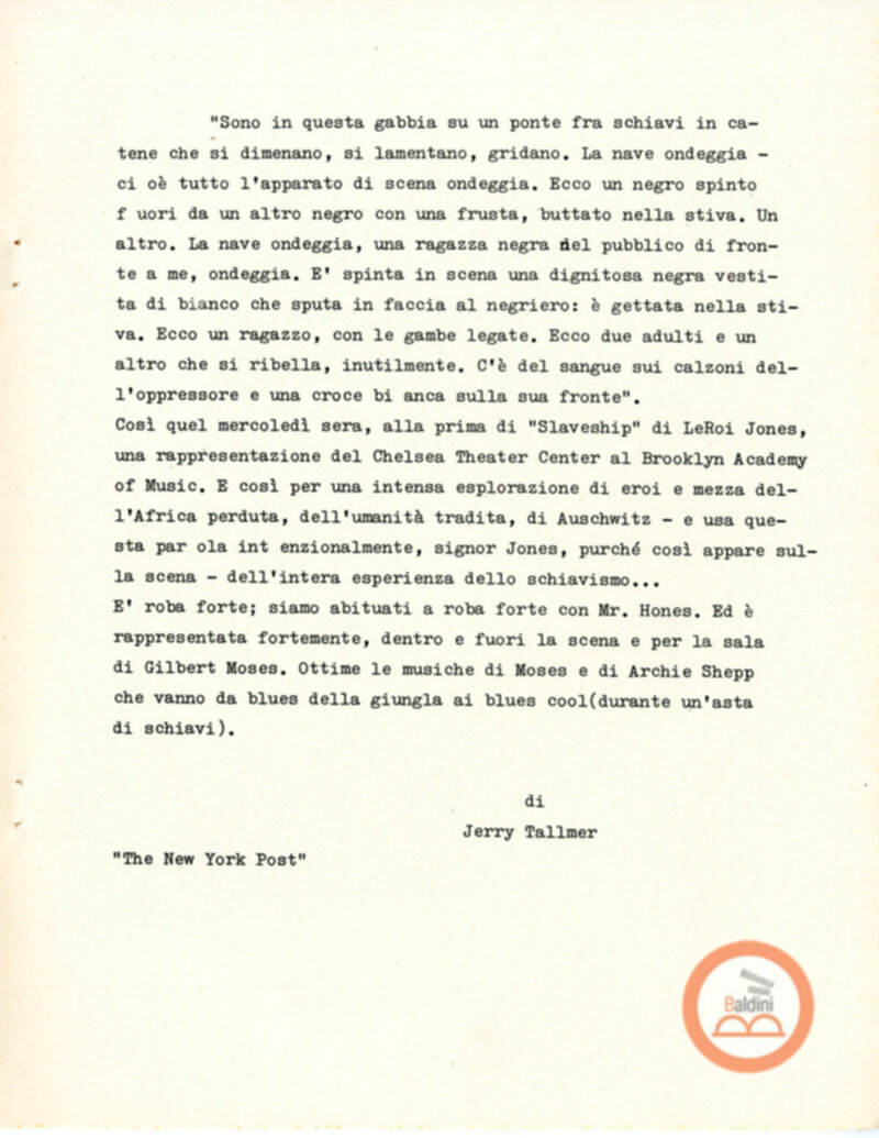 Slaveship. La nave degli schiavi