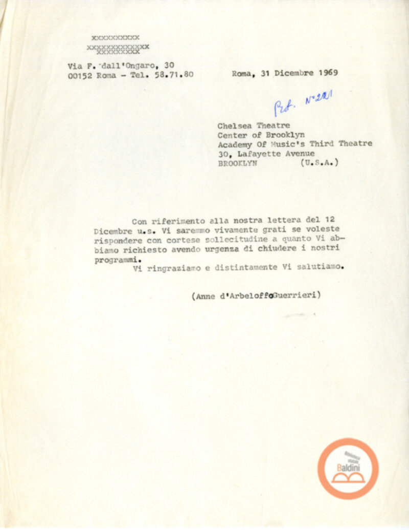 Slaveship. La nave degli schiavi - corrispondenza