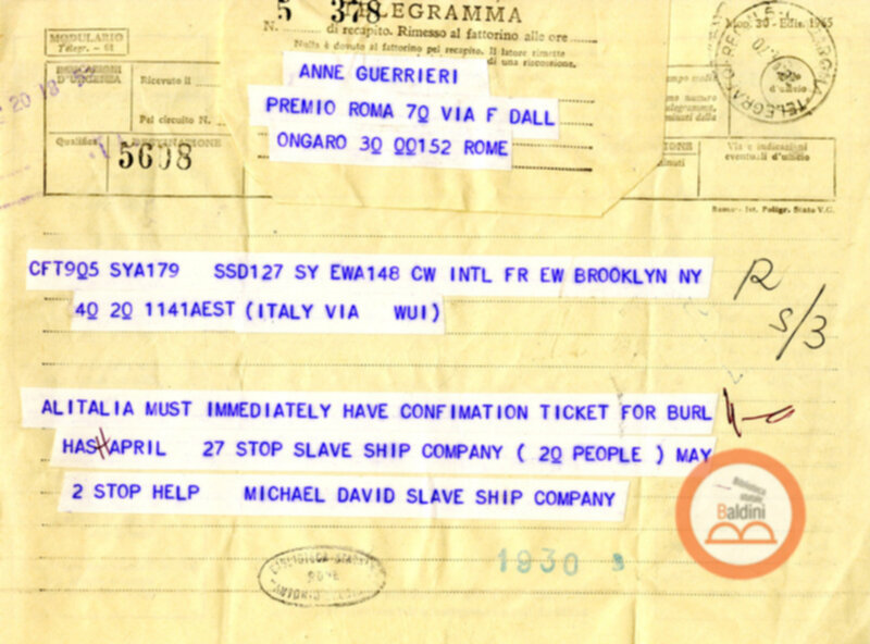 Slaveship. La nave degli schiavi - corrispondenza