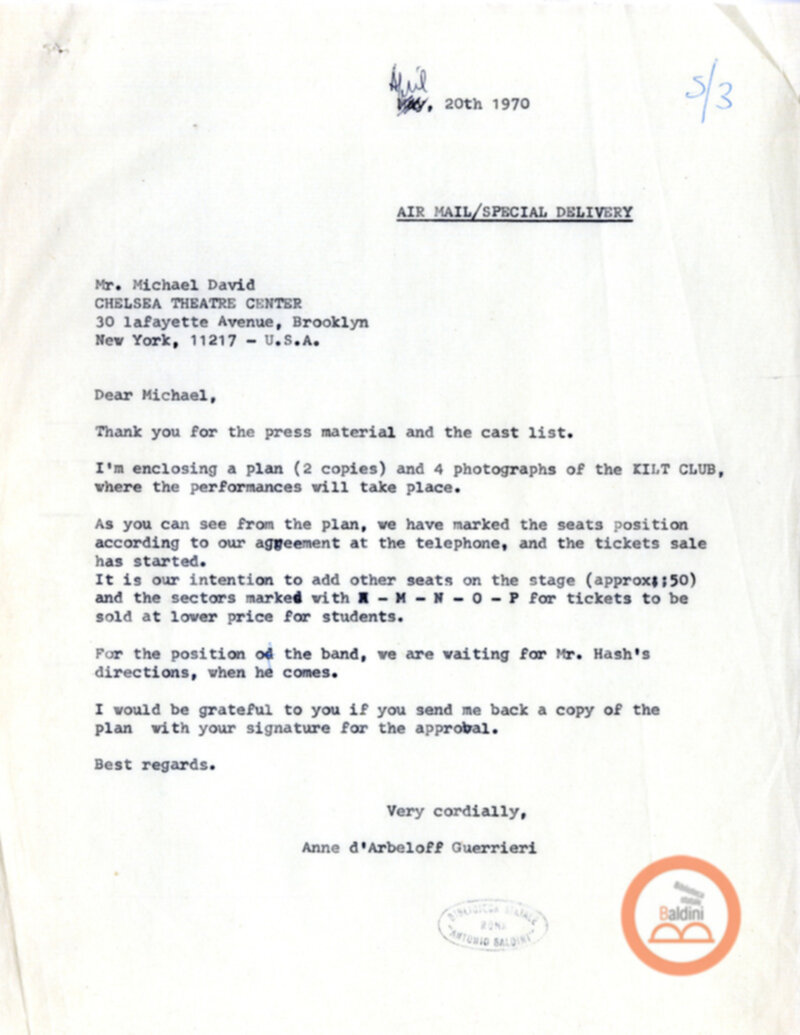 Slaveship. La nave degli schiavi - corrispondenza